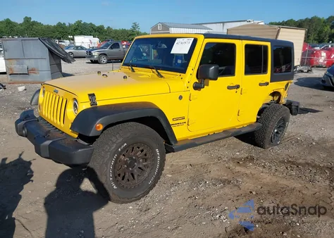 2015 Jeep Wrangler Unlimited Sport из США, поврежденный, VIN 1C4BJWDG0FL640653